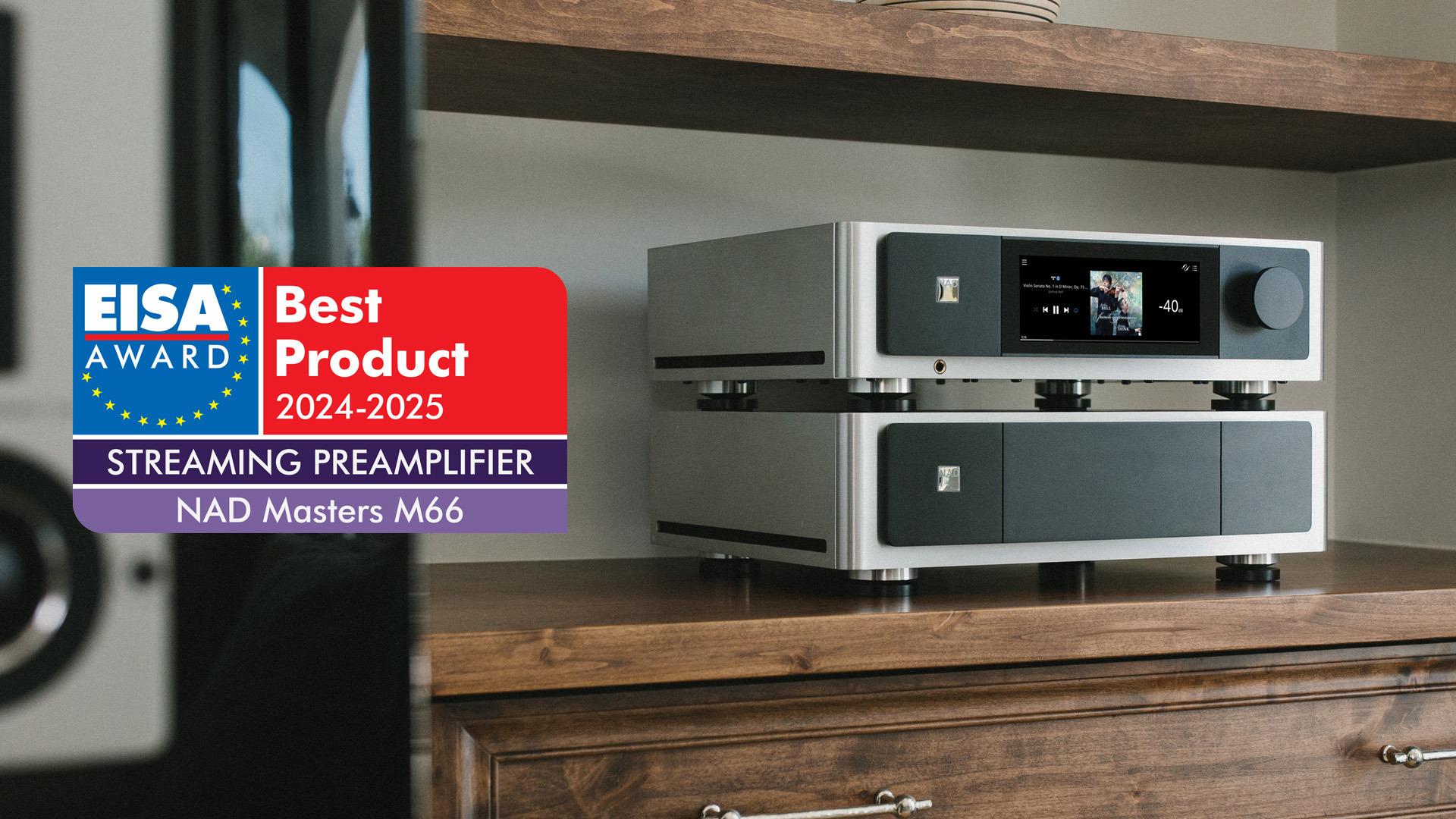 NAD M66, el mejor Preamplificador Streamer en los EISA Awards 2024-2025