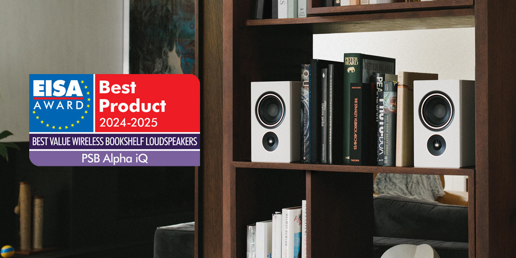 PSB Alpha iQ, los mejores Best Value Bookshelf Loudspeakers en los EISA Awards 2024-2025 